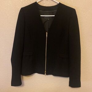 Lafayette 148 New York Black Belted Jacket Size 6
